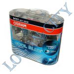 Лампа H11 Osram 55+20% (64211 CBI) EuroBox 4200k (2шт.) противотуманные фары Logan