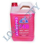 Жидкость охлаждающая Антифриз AGA Z40 5л. (красный)
